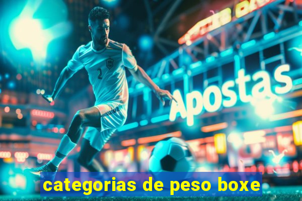 categorias de peso boxe